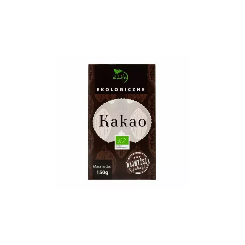 Kakao o Obniżonej Zawartości Tłuszczu Bio 150 g - Biolife