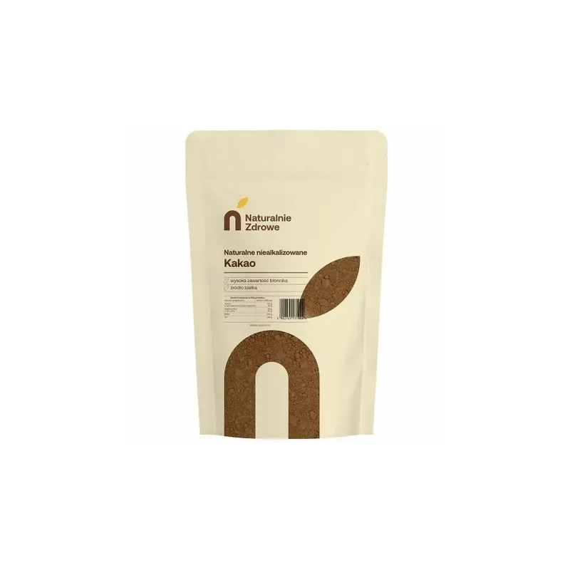 Kakao w Proszku Niealkalizowane 1 kg - Naturalnie Zdrowe