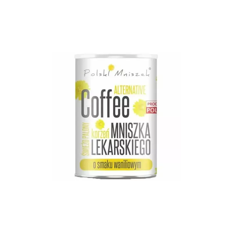 Kawa z Korzenia Mniszka Lekarskiego Smak Waniliowy Bezkofeinowa 150 g - Polski Mniszek