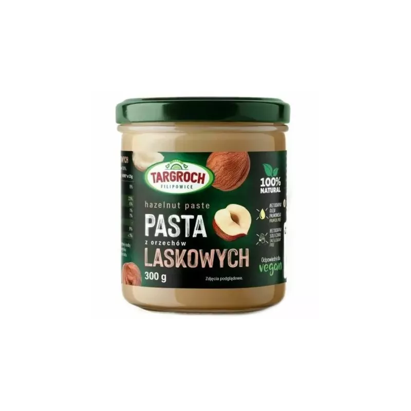 Pasta z Orzechów Laskowych 300 g - Targroch