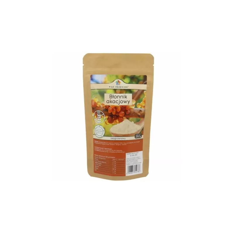 Błonnik Akacjowy Bezglutenowy 250 g - Pięć Przemian