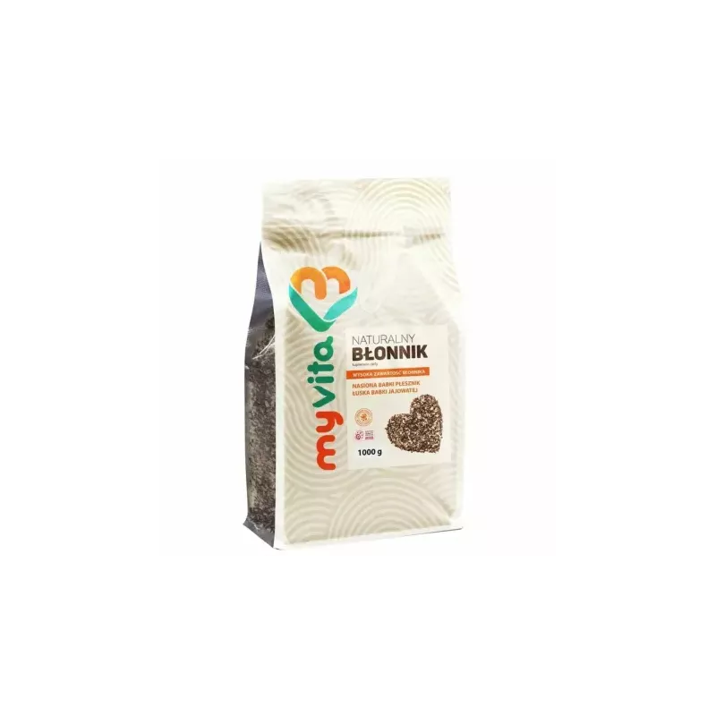 Błonnik Naturalny Błonmix (Nasiona Babki Płesznik plus Łuska Babki Jajowatej) 1 kg - MyVita