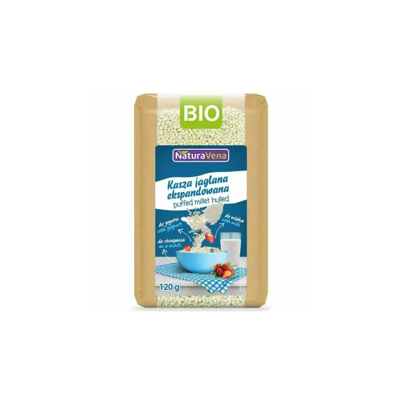 Kasza Jaglana Ekspandowana 120 g - NaturAvena