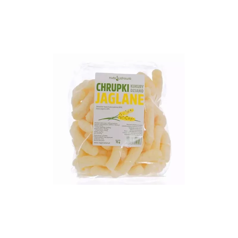 Chrupki Kukurydziane-Jaglane 75 g Nuta zdrowia