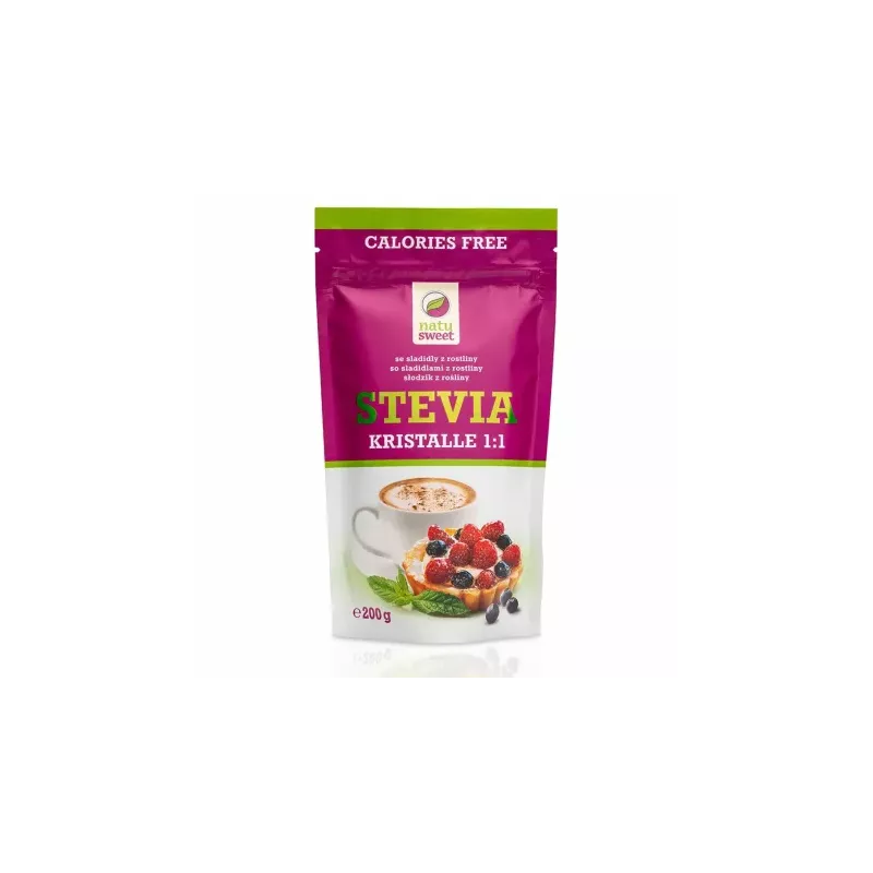 Stevia w Kryształkach 1:1 200 g - Natusweet