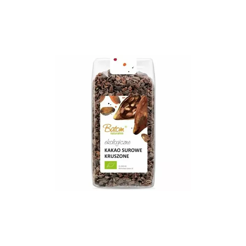 Kakao Surowe Kruszone Bio 250 g - BATOM