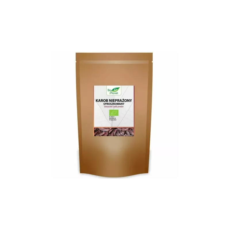 Karob Nieprażony Sproszkowany Bio 400 g - Bio Planet