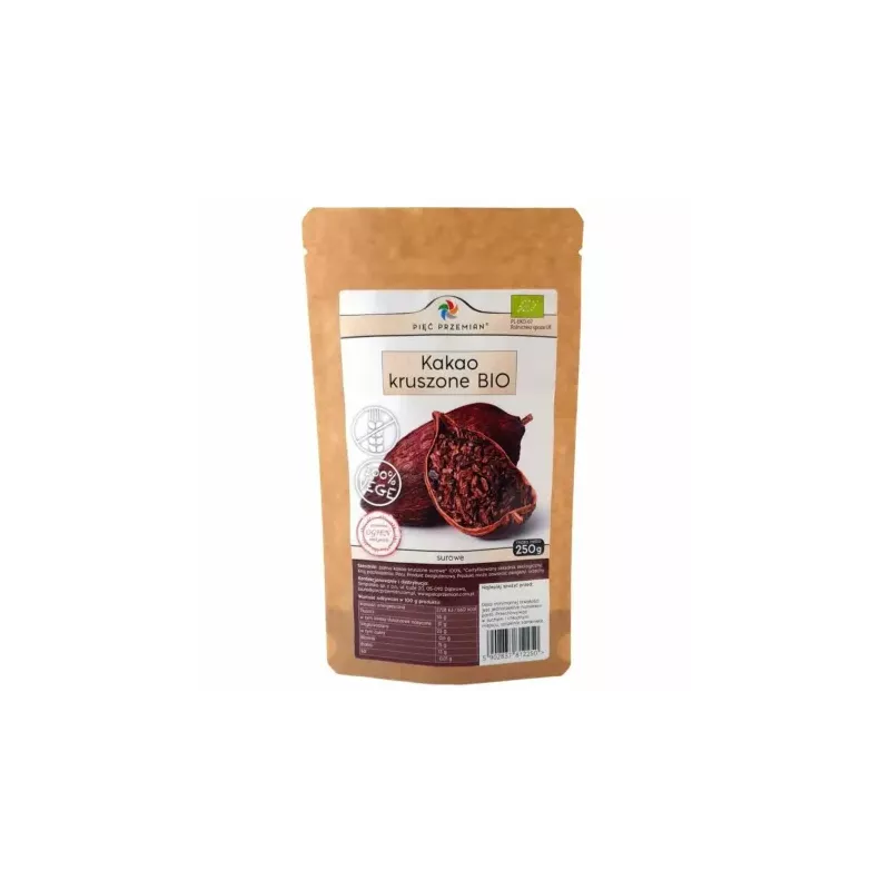 Kakao Kruszone BIO 250 g - Pięć Przemian