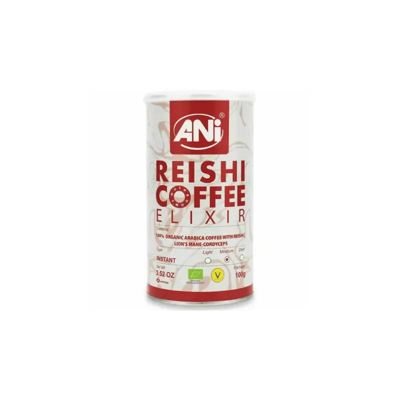 Kawa Rozpuszczalna Arabica z Reishi Elixir Bio 100 g - Ani