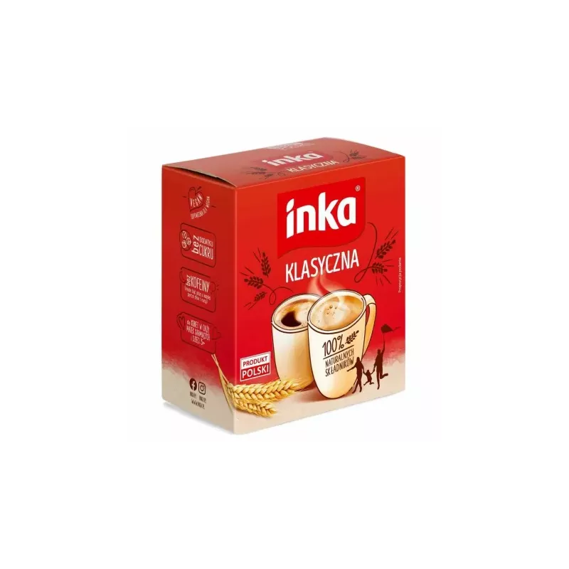 INKA Rozpuszczalna Kawa Zbożowa KLASYCZNA Kartonik 150 g - Grana