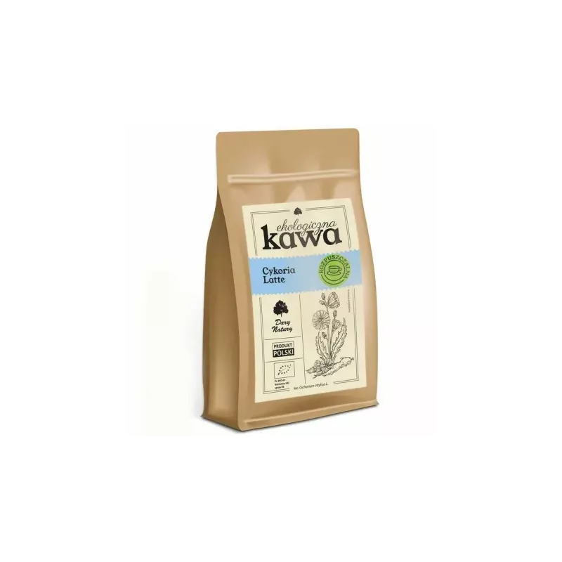 Kawa Zbożowa z Cykorią - Cykoria Latte Eko Rozpuszczalna 150 g - Dary Natury