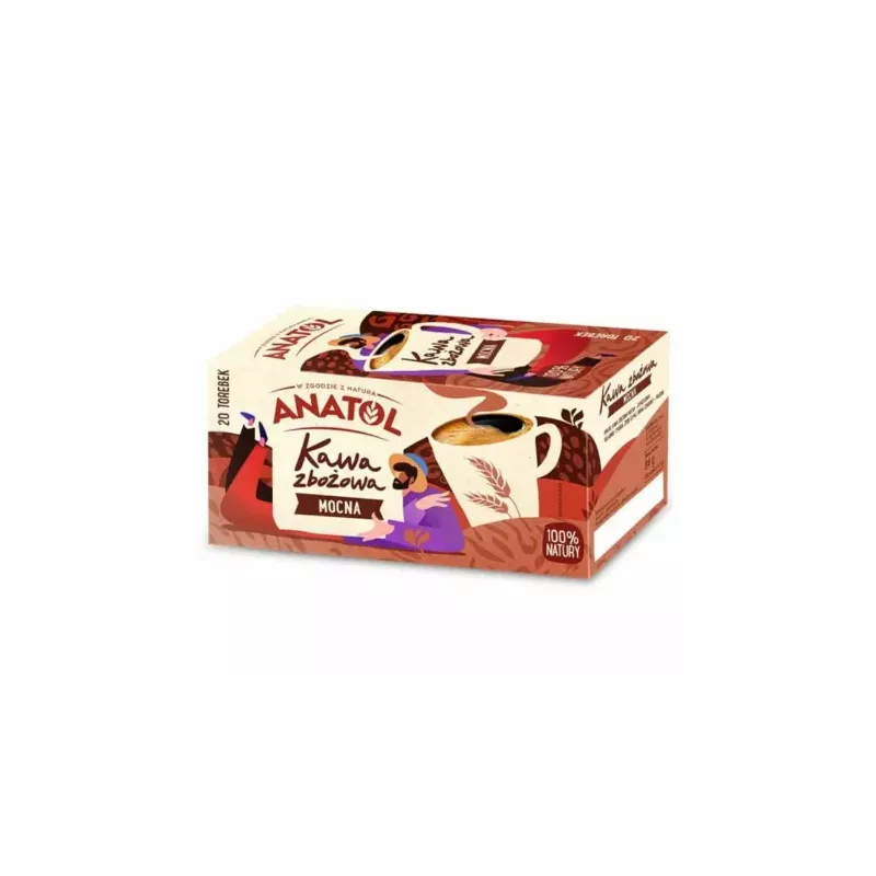 Kawa Zbożowa Mocna Expresowa 84 g (20 Torebek) - Anatol