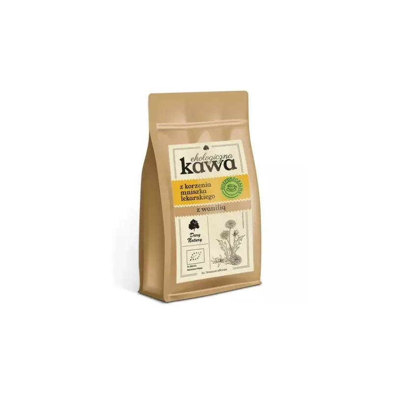 Kawa z Korzenia Mniszka Lekarskiego z Wanilią Rozpuszczalna EKO 100 g - Dary Natury