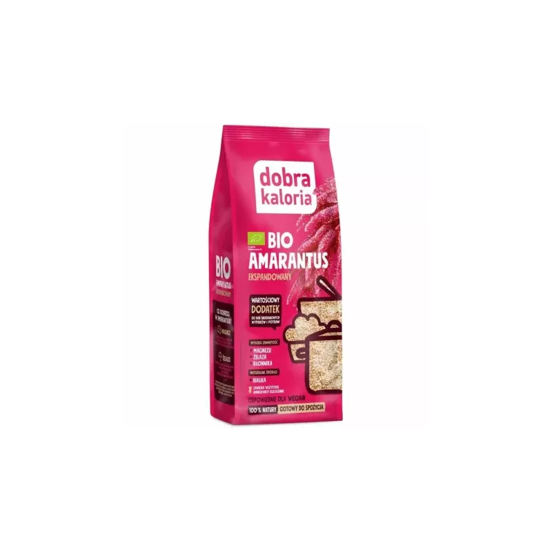 Amarantus Ekspandowany Bio 120 g - Dobra Kaloria