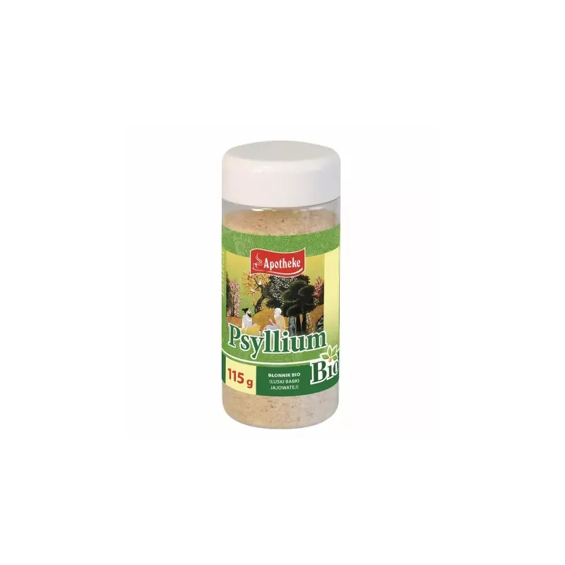 Psyllium Błonnik Bio (Łuski Babki Jajowatej) 115 g - Apotheke