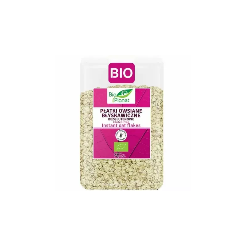 Płatki Owsiane Błyskawiczne Bezglutenowe Bio 1 kg - Bio Planet