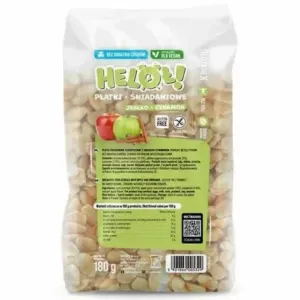 Płatki Jabłko and Cynamon Bezglutenowe Bez Dodatku Cukru 180 g - Heloł!