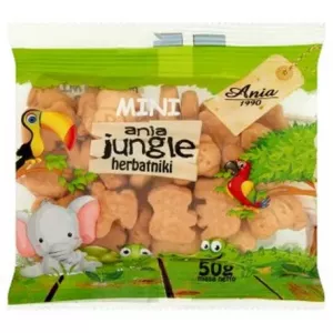 Herbatniki Mini Jungle 50 g - Ania