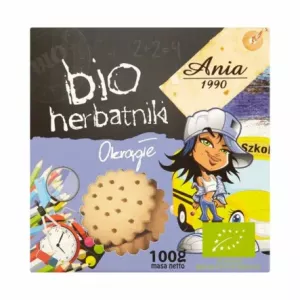 Herbatniki Okrągłe Bio 100 g - Ania