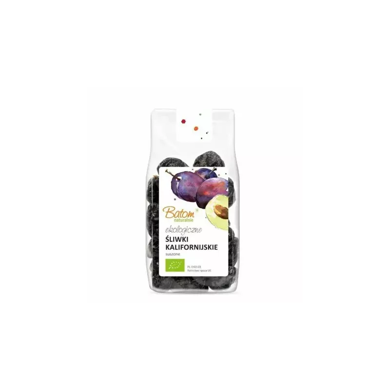 Śliwki Kalifornijskie Suszone Bez Pestek BIO 250 g - Batom