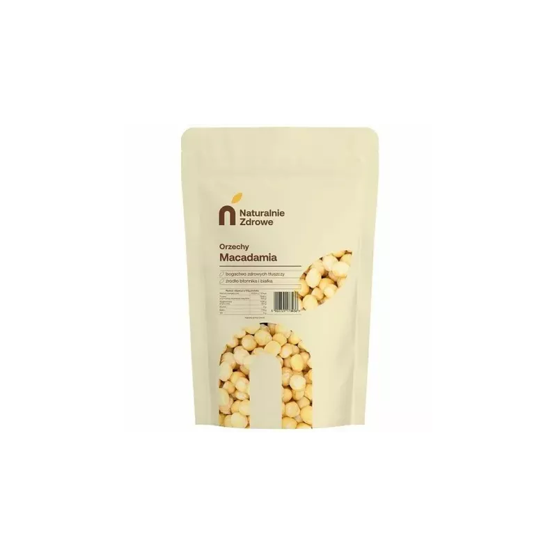 Orzechy Macadamia 250 g - Naturalnie Zdrowe