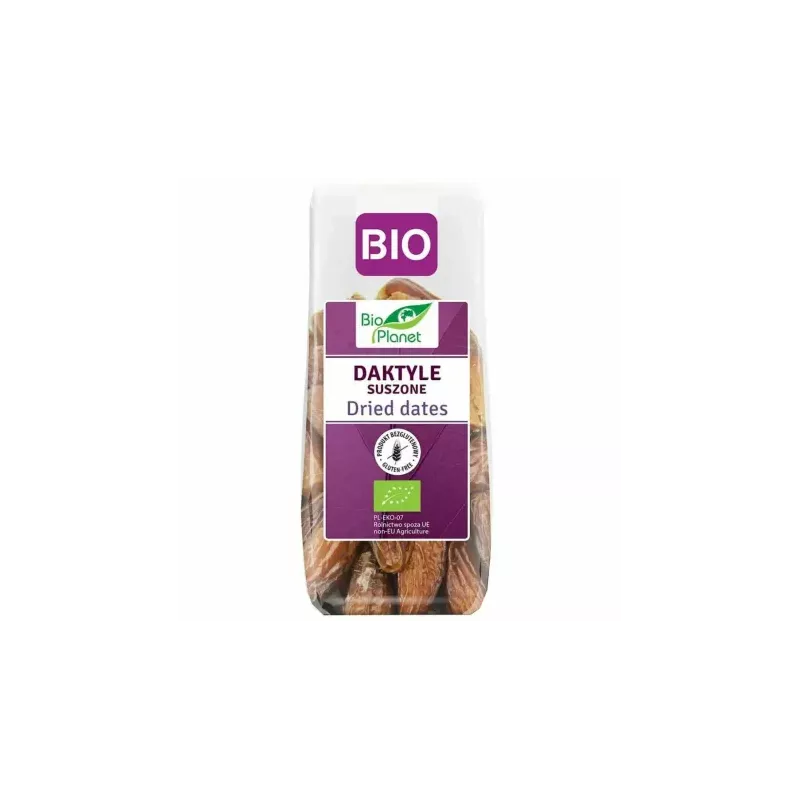 Daktyle Bez Pestek Suszone Bezglutenowe Bio 150 g - Bio Planet