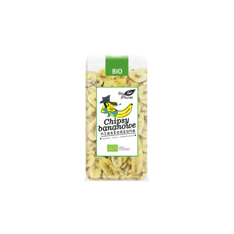 Chipsy Bananowe Niesłodzone Bio 150 g - Bio Planet