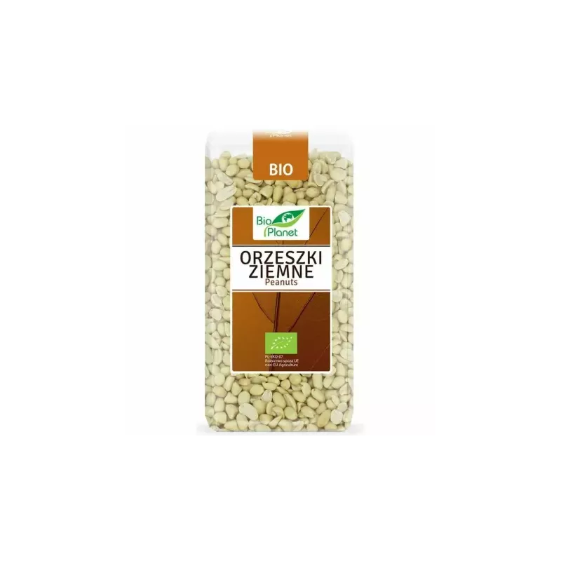 Orzeszki Ziemne Niesolone Bio 350 g - Bio Planet - Orzechy Ziemne Naturalne