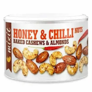 Honey and Chilli Pieczone Orzechy z Miodem i Chili 140 g - MIXIT