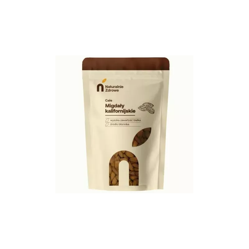 Migdały Kalifornijskie 250 g - Naturalnie Zdrowe