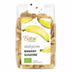 Banany Suszone Krążki BIO 125 g - Batom