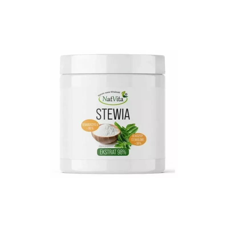 Stewia Ekstrakt 98% 90 g - Natvita