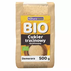Cukier Trzcinowy Nierafinowany Bio 500 g NaturAvena
