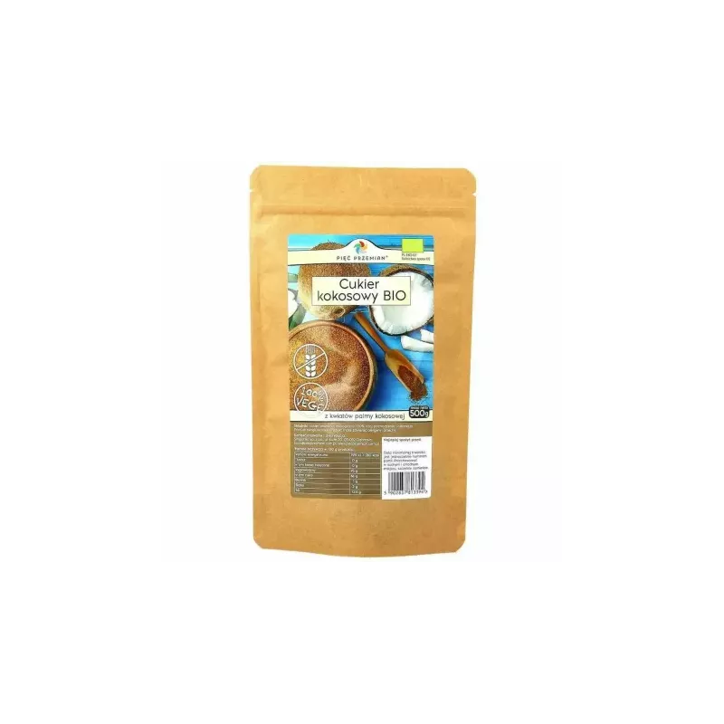 Cukier Kokosowy BIO 500 g - Pięć Przemian