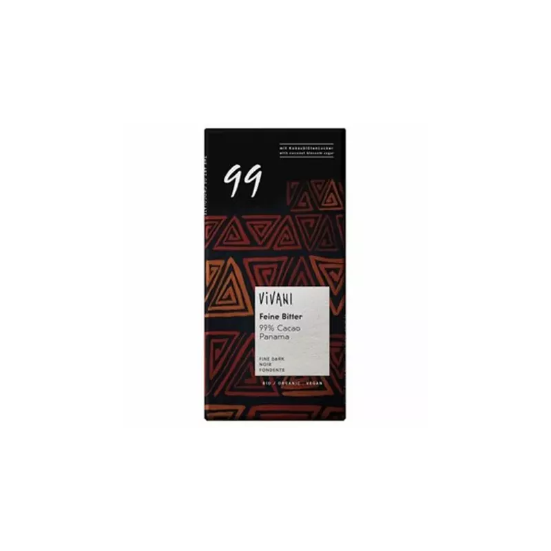 Czekolada Gorzka 99% Kakao Bio 80 G - Vivani