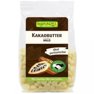 Tłuszcz Kakaowy w Krążkach Bio 100 g - Rapunzel - Masło Kakaowe Spożywcze Ekologiczne