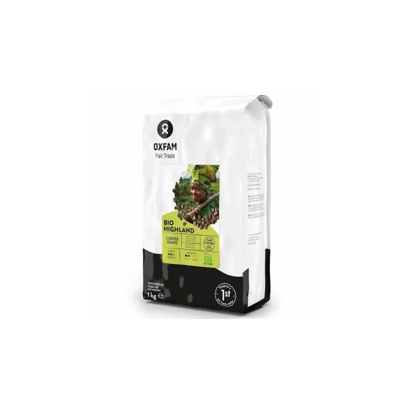 Kawa Ziarnista Arabica/ Robusta Wysokogórska Bio 1 kg - Oxfam Fair Trade