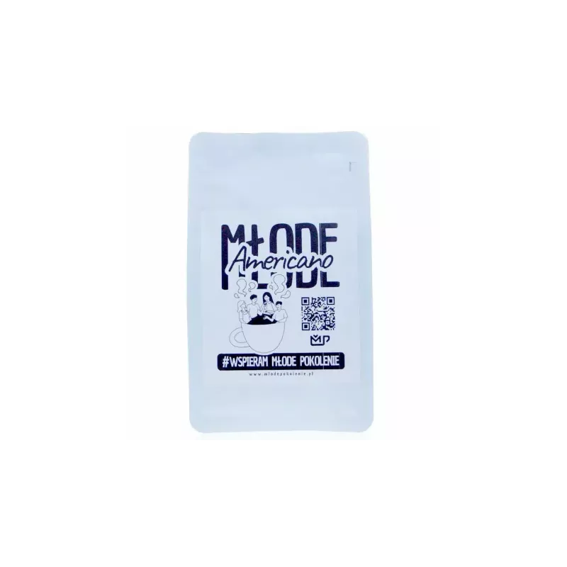 Kawa Młode Americano Ziarnista 250 g - Młode Pokolenie