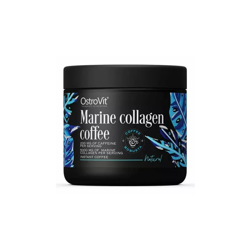 Kawa z Kolagenem Morskim Marine Collagen Coffee Natural 150 g - OstroVit