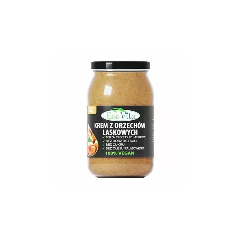 Krem Orzechy Laskowe 100% 900 g- EOOVITA