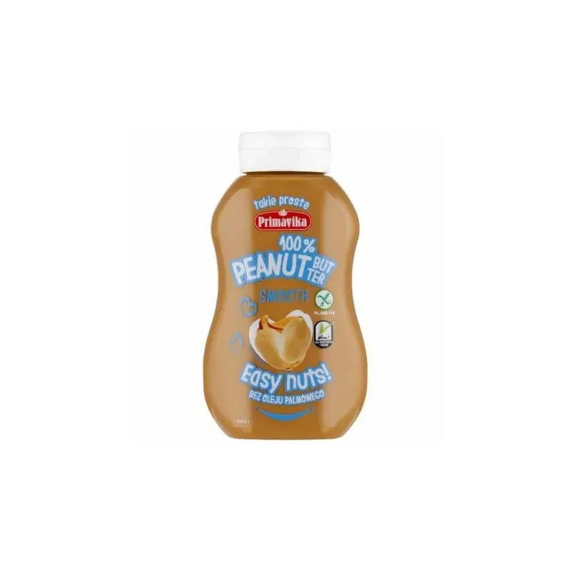 Pasta Orzechowa Smooth 100% Bezglutenowa Easy Nuts 270 g - Primavika