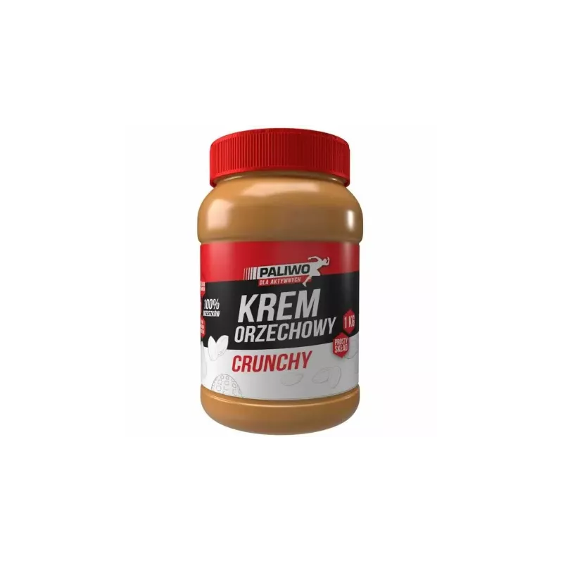 Krem Orzechowy Crunchy 100% Bez Dodatku Soli i Cukru 1 kg - Paliwo dla Aktywnych