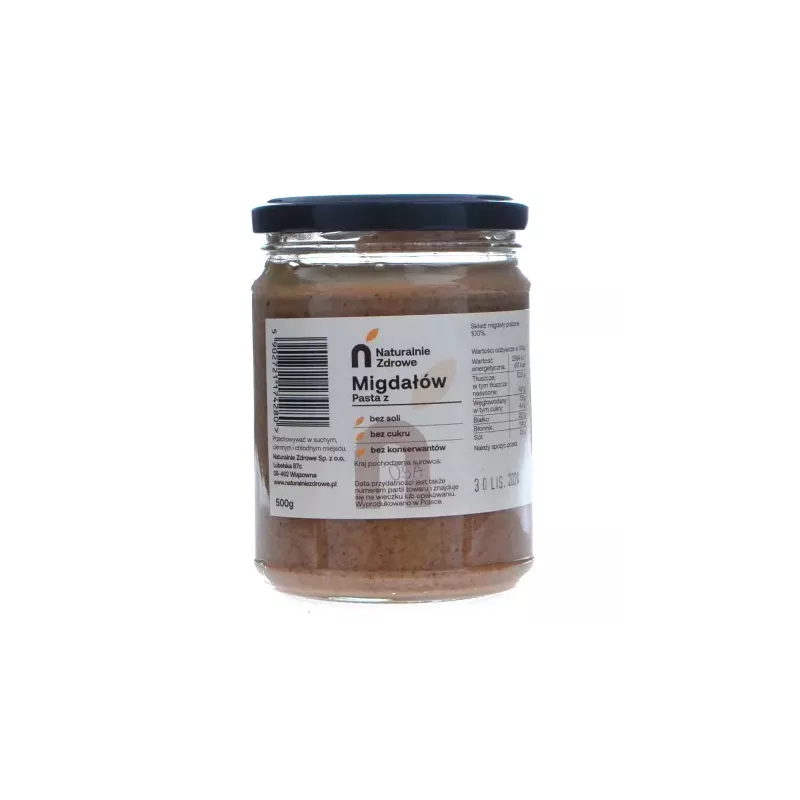 Pasta z Migdałów 500 g - Naturalnie Zdrowe