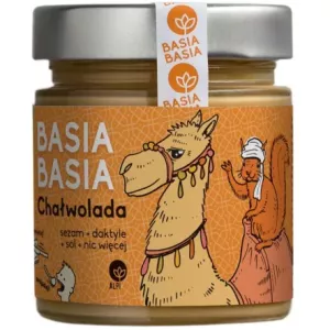 Krem Sezamowo- Daktylowy Chałwolada 210 g - Basia Basia