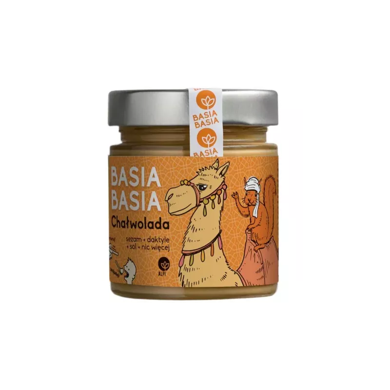 Krem Sezamowo- Daktylowy Chałwolada 210 g - Basia Basia