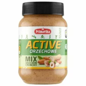 Pasta Mix Orzechów ACTIVE Crunchy 470 g - Primavika