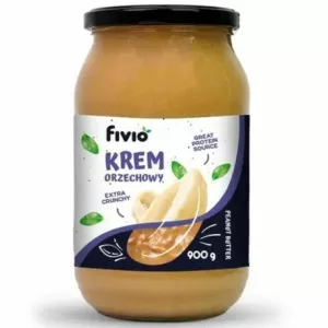 Pasta Orzechowa Crunchy 900 g - Fivio
