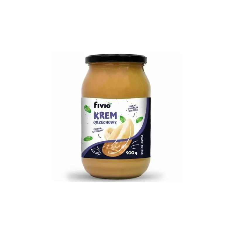 Pasta Orzechowa Crunchy 900 g - Fivio