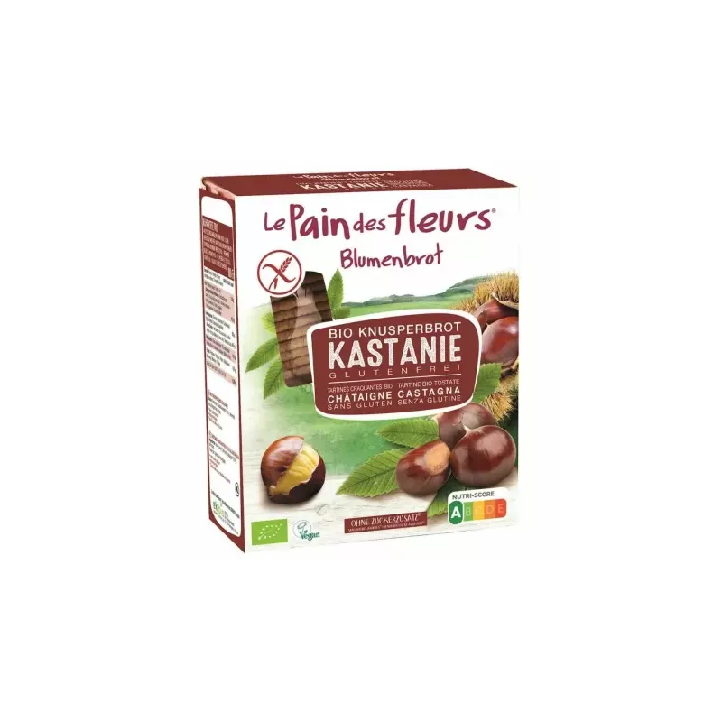 Pieczywo Chrupkie Kasztanowe Bezglutenowe Bio 150 g - Le Pain Des Fleurs