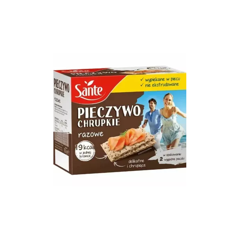 Pieczywo Chrupkie Razowe 150 g - Sante